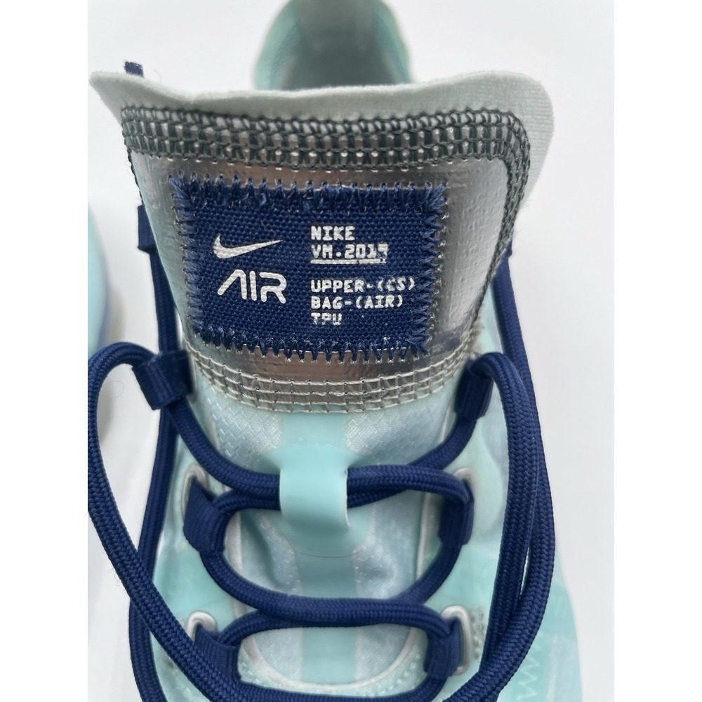 Nike Air Vapormax 2019 Women's 7 Sneakers Teal Tint Metallic Silver - Picture 6 of 8